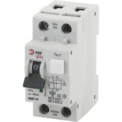 ЭРА Pro Автоматический выключатель дифференциального тока NO-901-87 АВДТ 63 C20 30мА 1P+N тип A (90/
