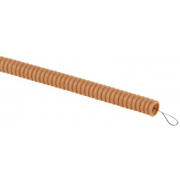 ЭРА Труба гофрированная ПВХ (сосна) d 16мм с зонд. легкая 25м (60)