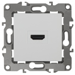 12-3114-01 ЭРА Розетка HDMI, IP20, Эра12, белый (10/100/3200)