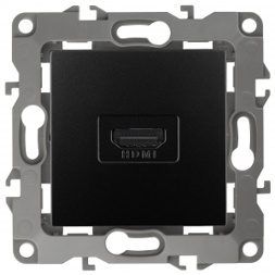 12-3114-05 ЭРА Розетка HDMI, IP20, Эра12, антрацит (10/100/3200)