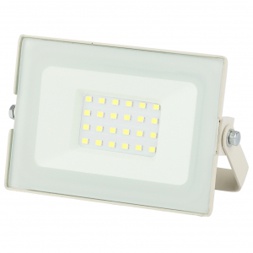 LPR-031-0-65K-020 Прожектор светодиодный уличный 20Вт 1600Лм 6500К 122x75x35 белый